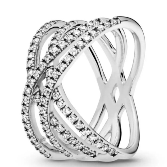 Authentic Pandora Cosmic Lines Ring - Picture 2 of 7